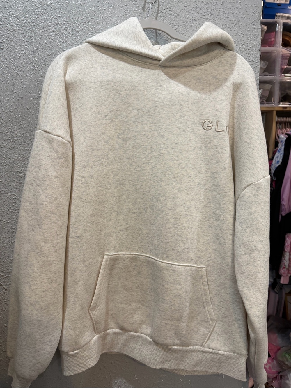 GLO hoodie brand new out of package. Size S